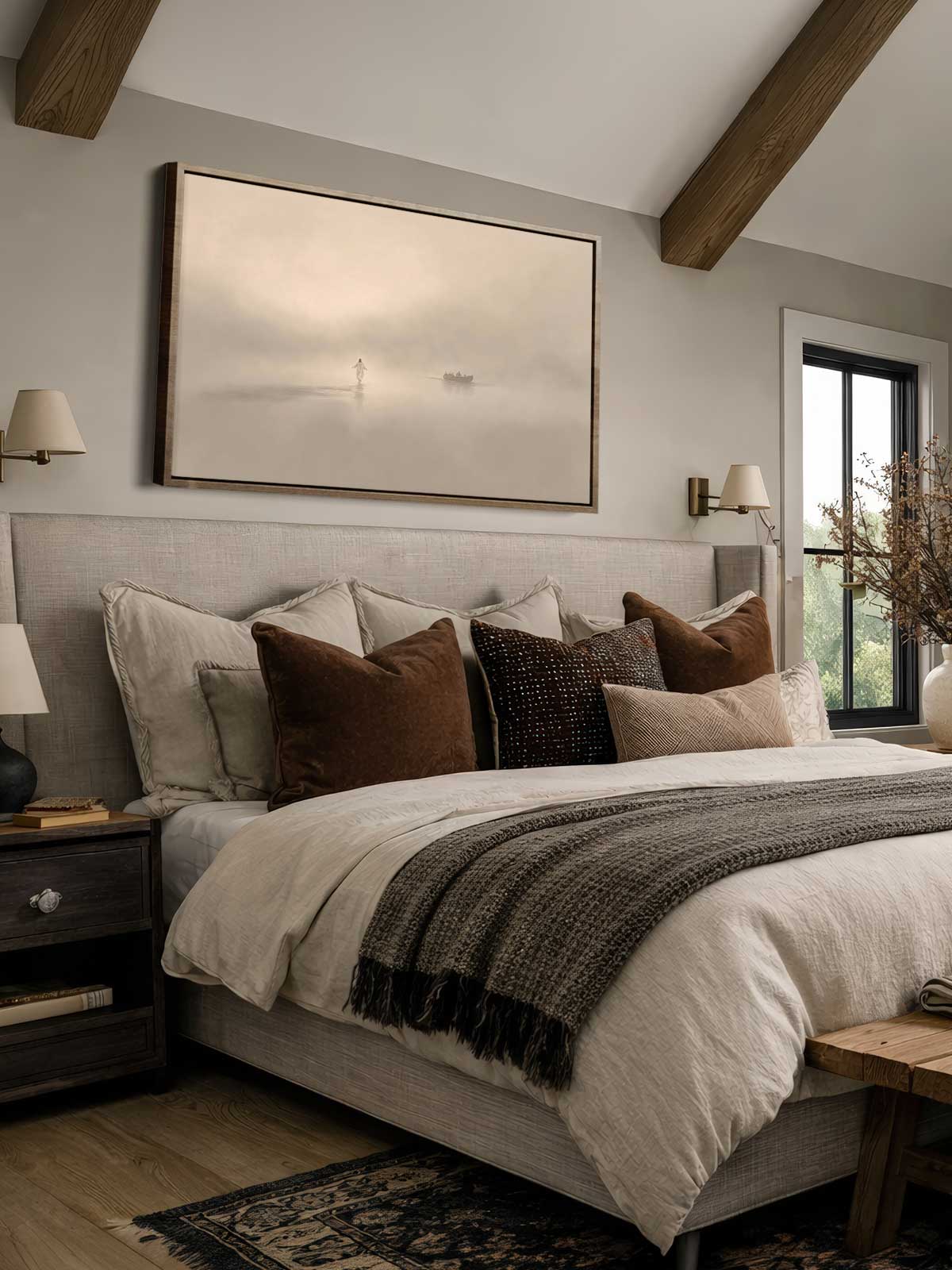 [29]-Framed-Canvas---Bedroom