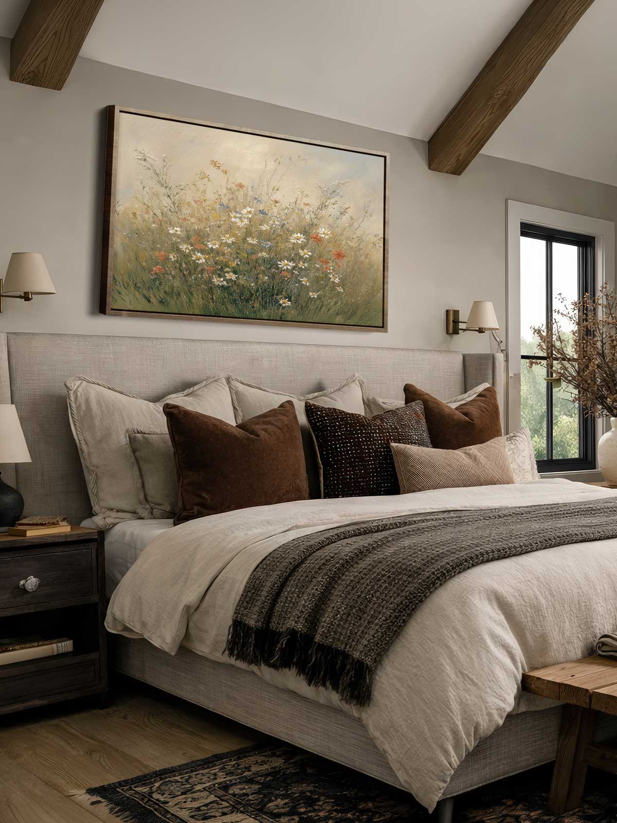 [29]-Framed-Canvas---Bedroom