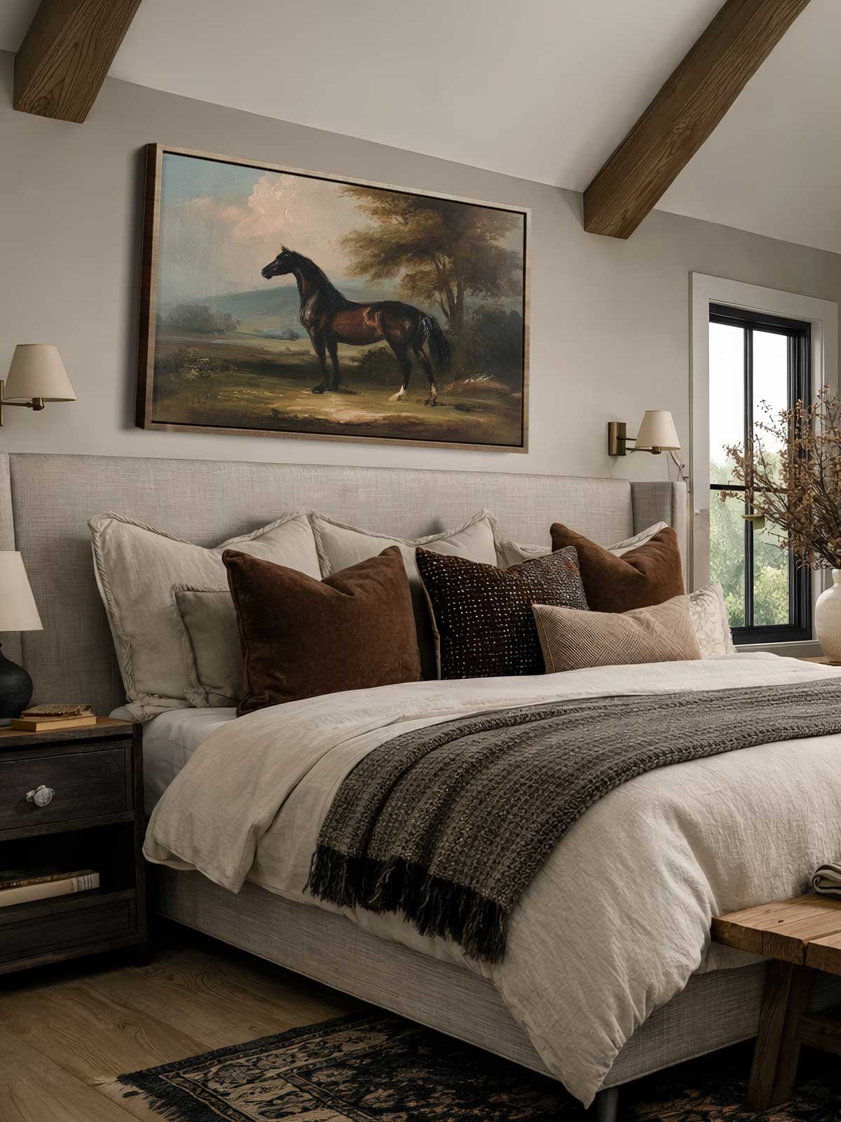 [29]-Framed-Canvas---Bedroom