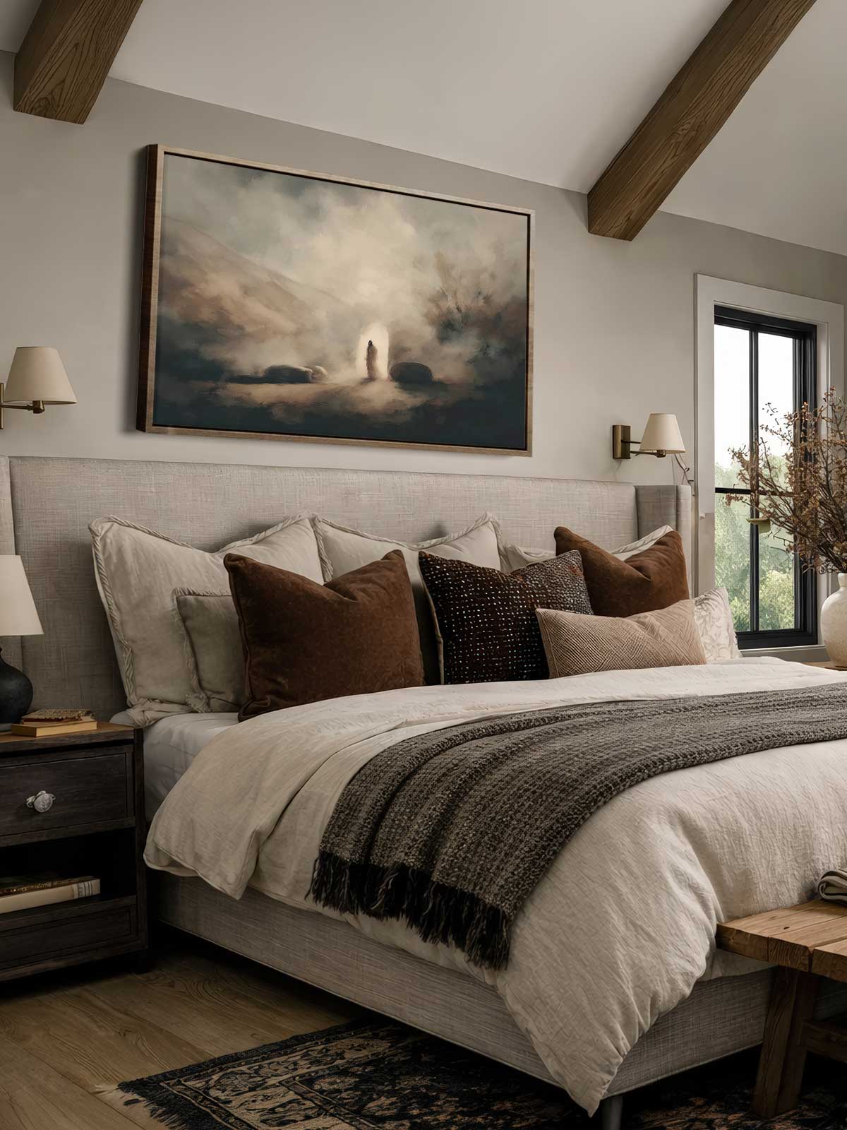 [29]-Framed-Canvas---Bedroom