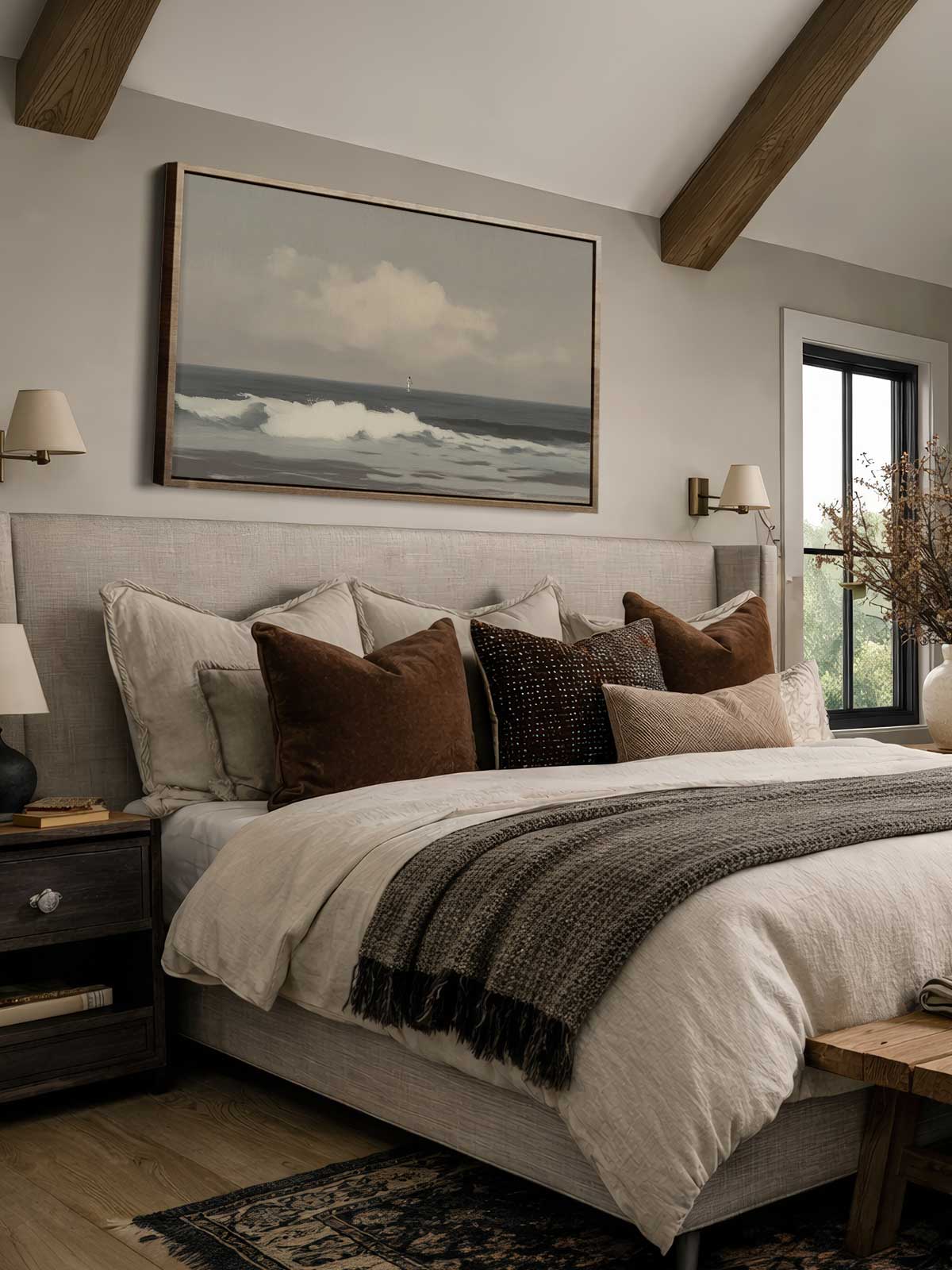 [29]-Framed-Canvas---Bedroom