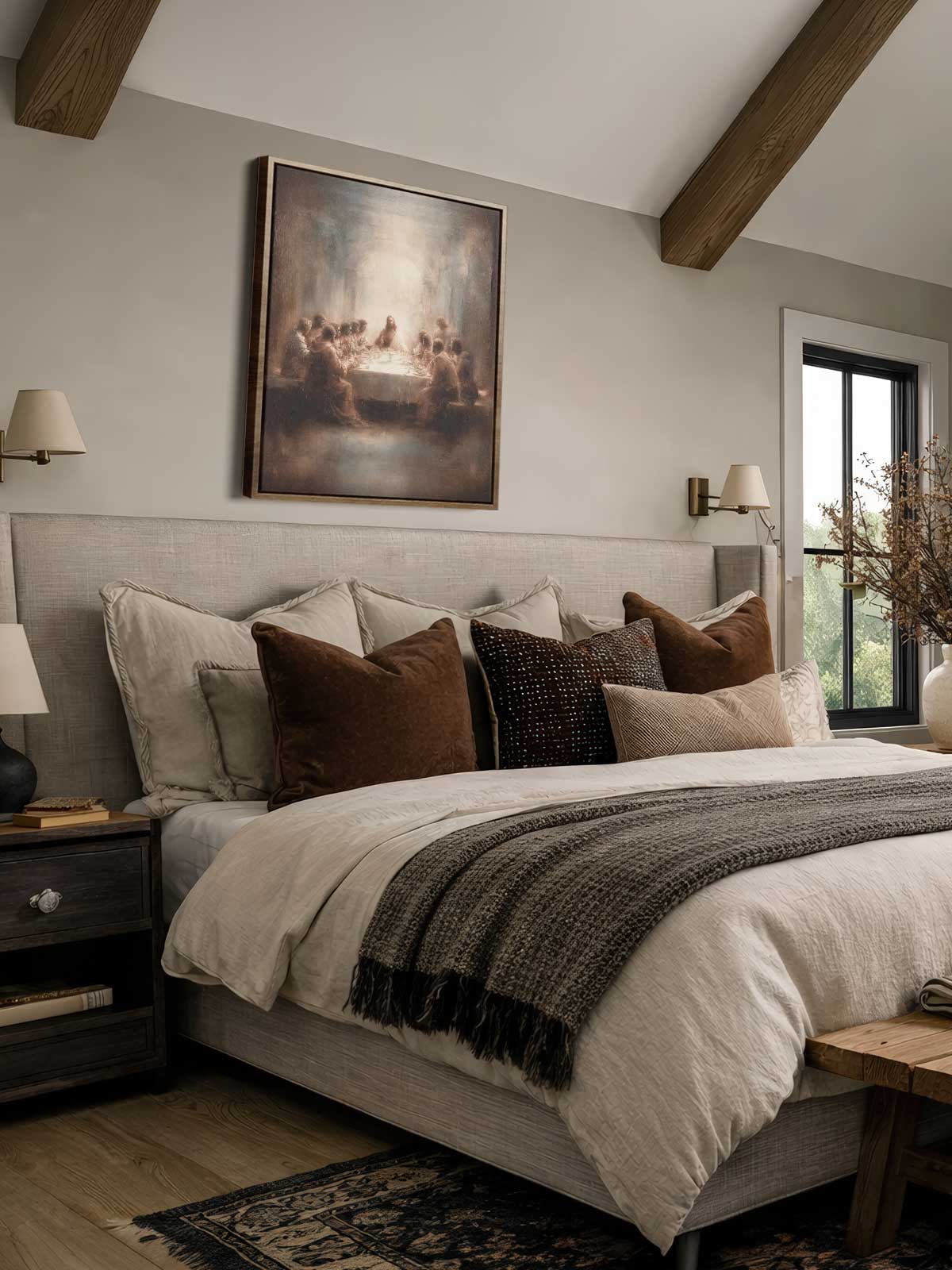 [29]-Framed-Canvas---Bedroom