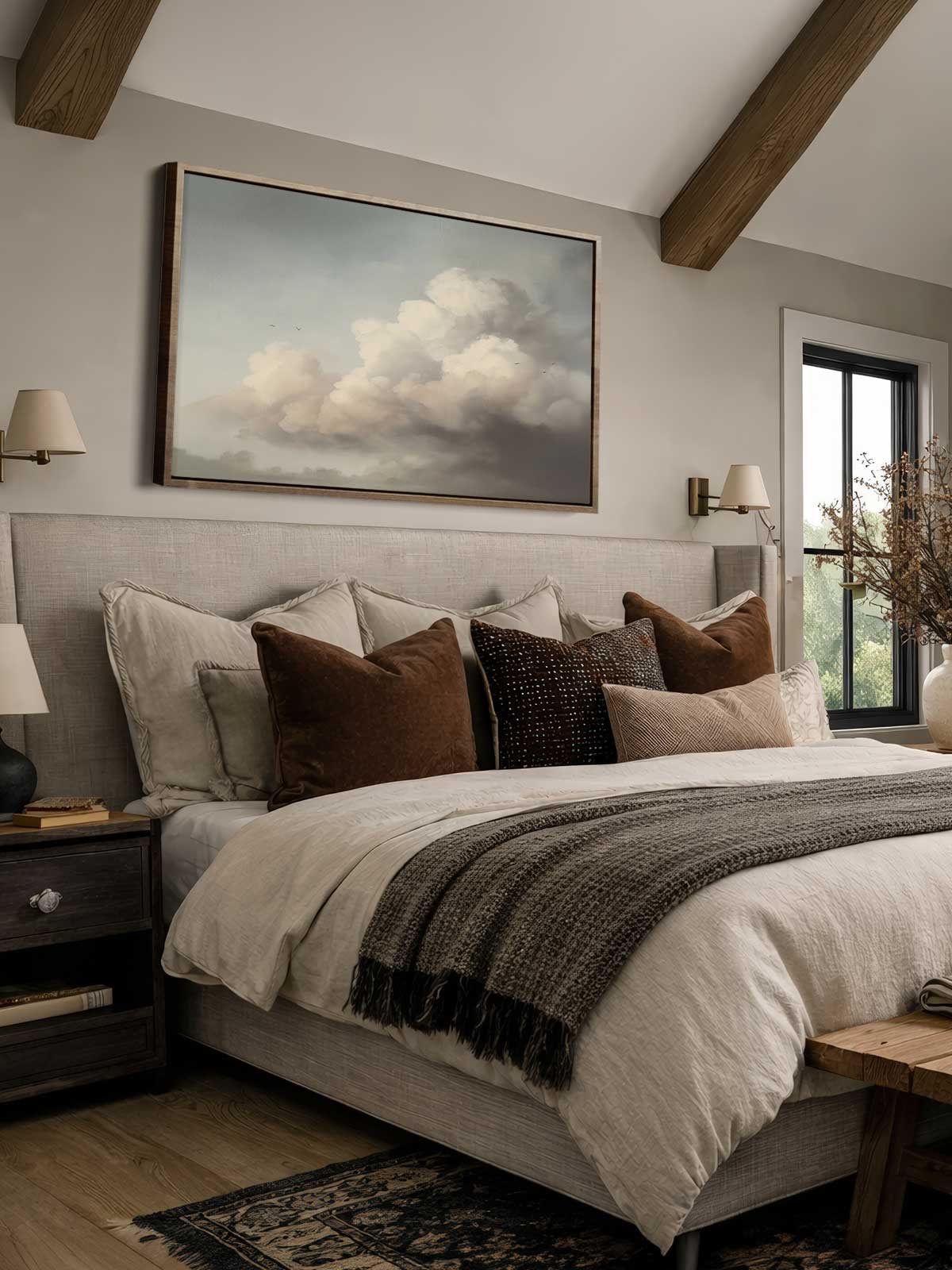 [29]-Framed-Canvas---Bedroom