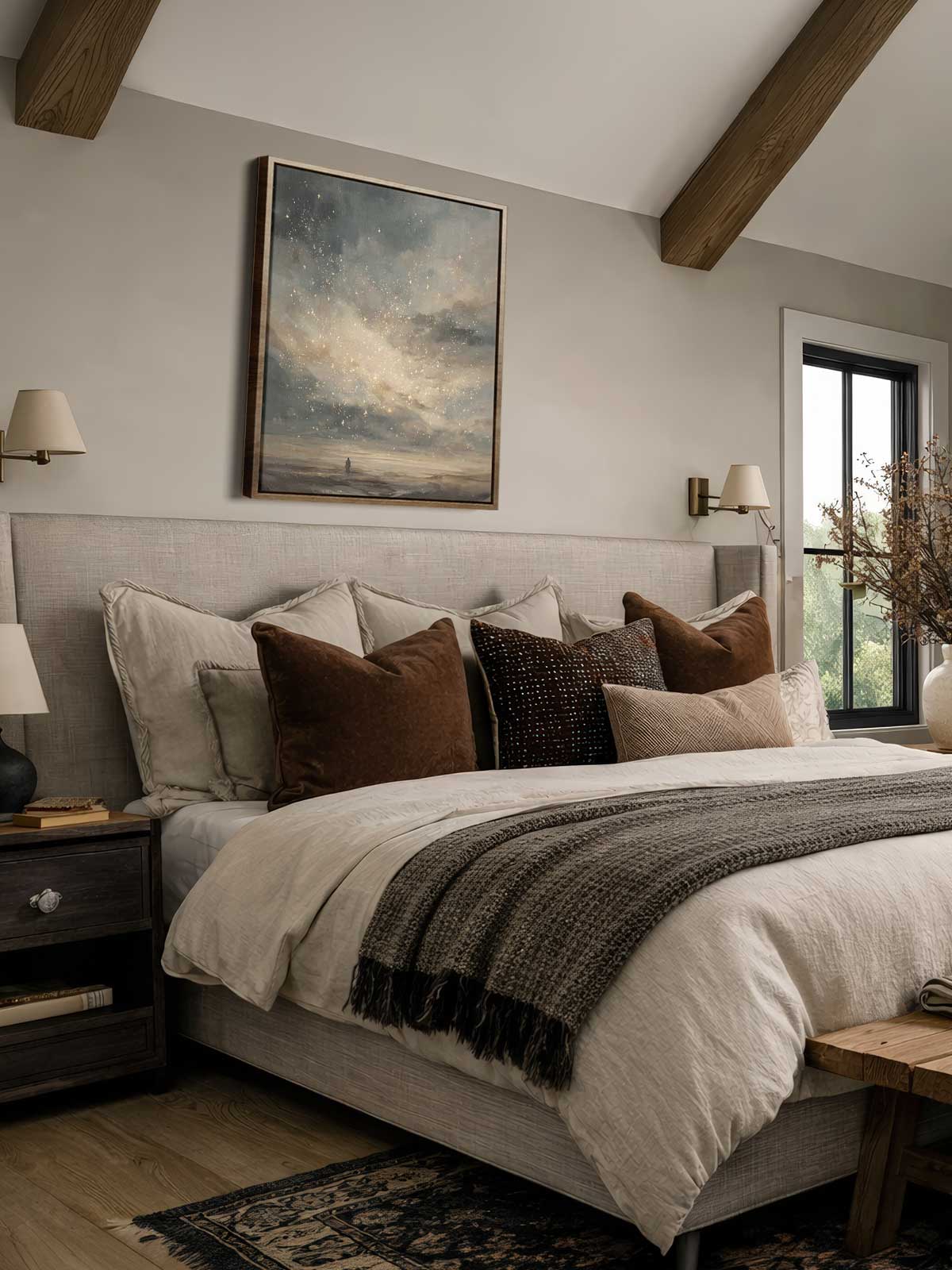 [29]-Framed-Canvas---Bedroom