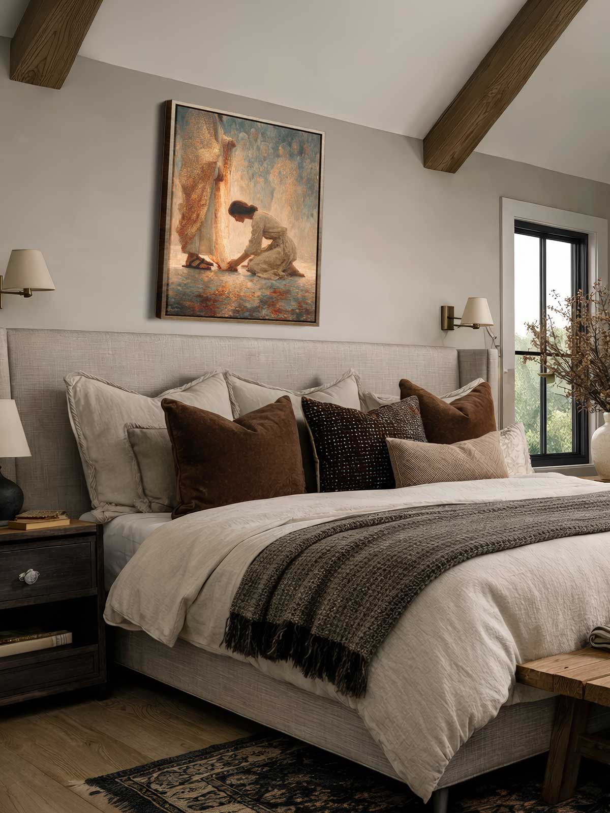 [29]-Framed-Canvas---Bedroom