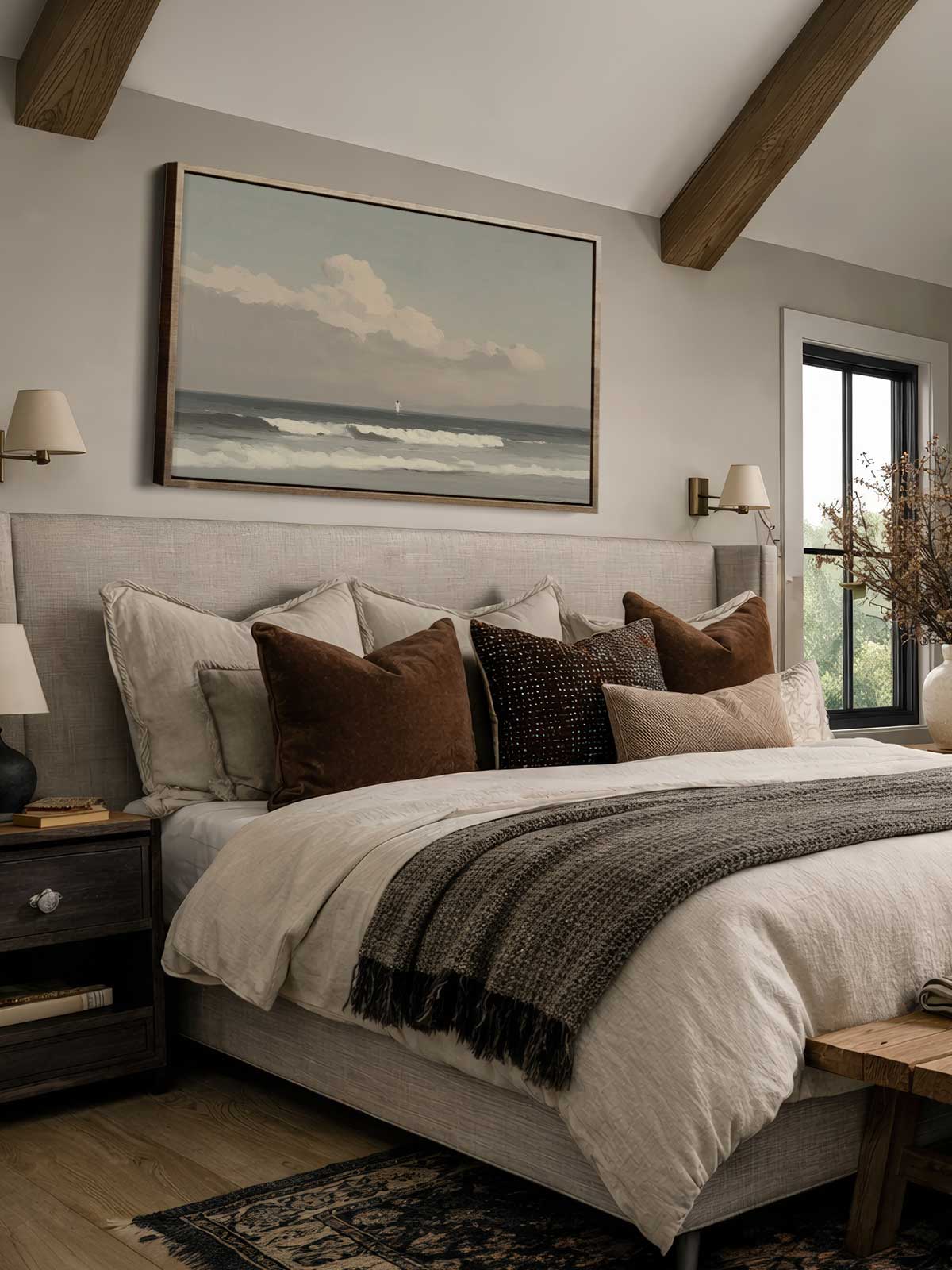 [29]-Framed-Canvas---Bedroom