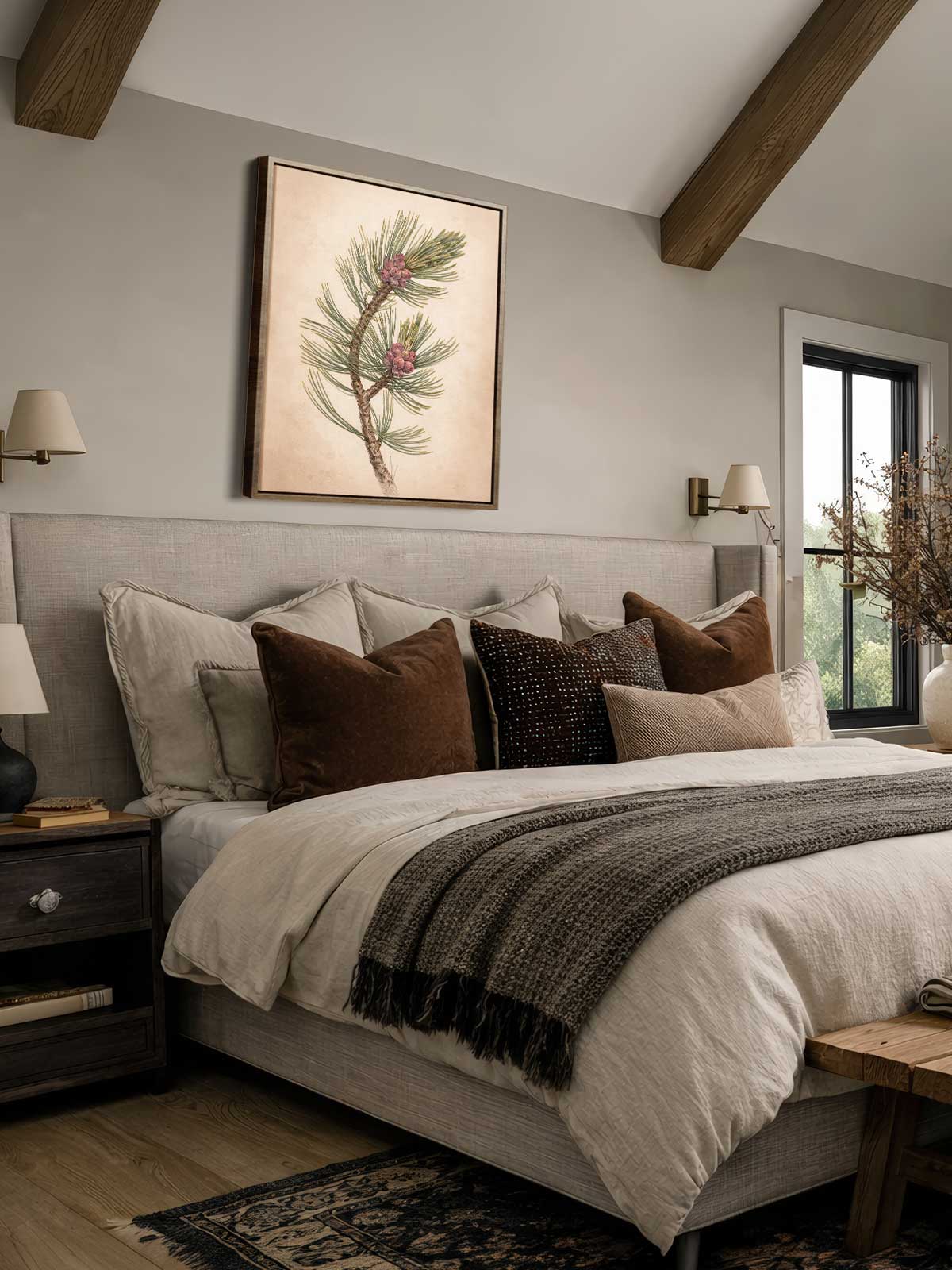 [29]-Framed-Canvas---Bedroom
