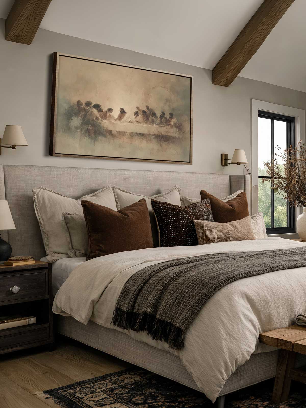 [29]-Framed-Canvas---Bedroom