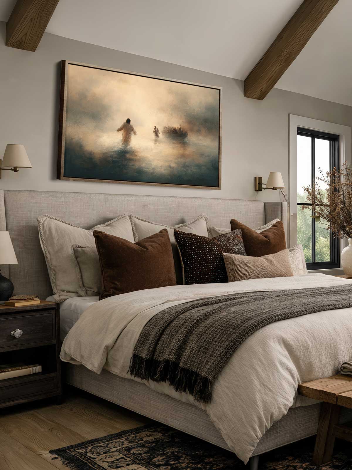 [29]-Framed-Canvas---Bedroom