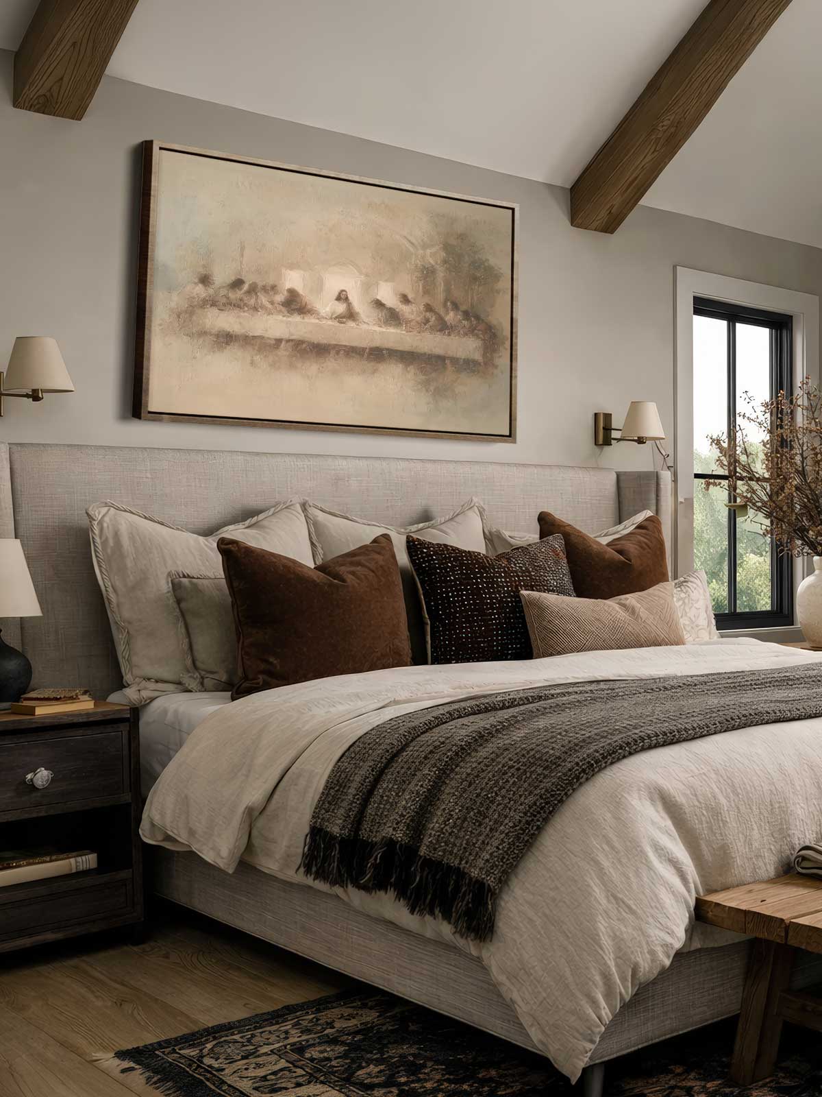 [29]-Framed-Canvas---Bedroom