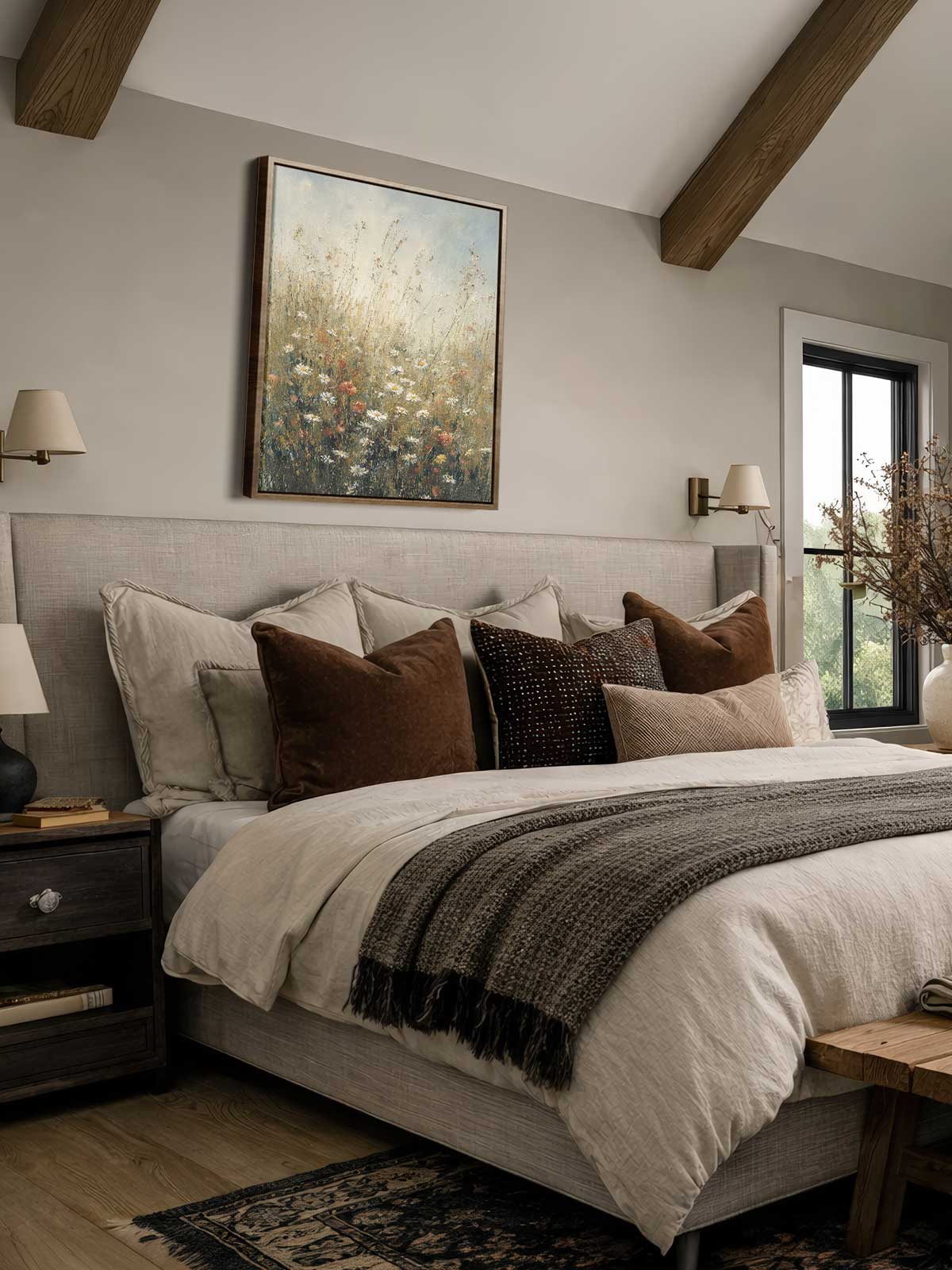[29]-Framed-Canvas---Bedroom