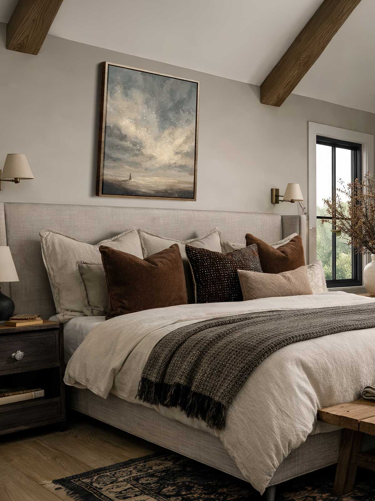 [29]-Framed-Canvas---Bedroom