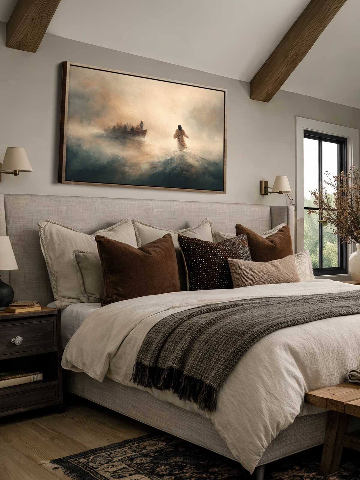 [29]-Framed-Canvas---Bedroom