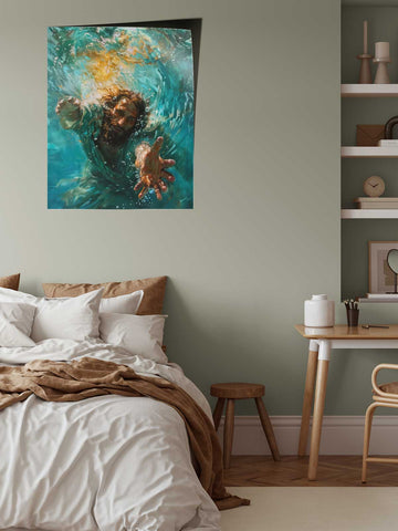 Jesus – Reaching Through the Waters