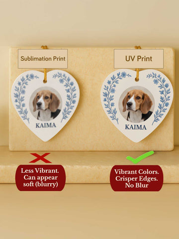 Dog Ornament – Heart Photo Laurel