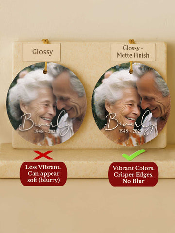 Memorial Ornament – Full Photo Script