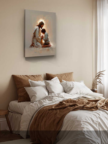 Jesus Prays with a Boy