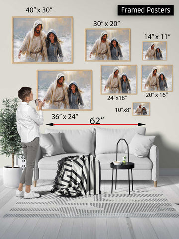 Jesus & Young Girl – Guiding Path