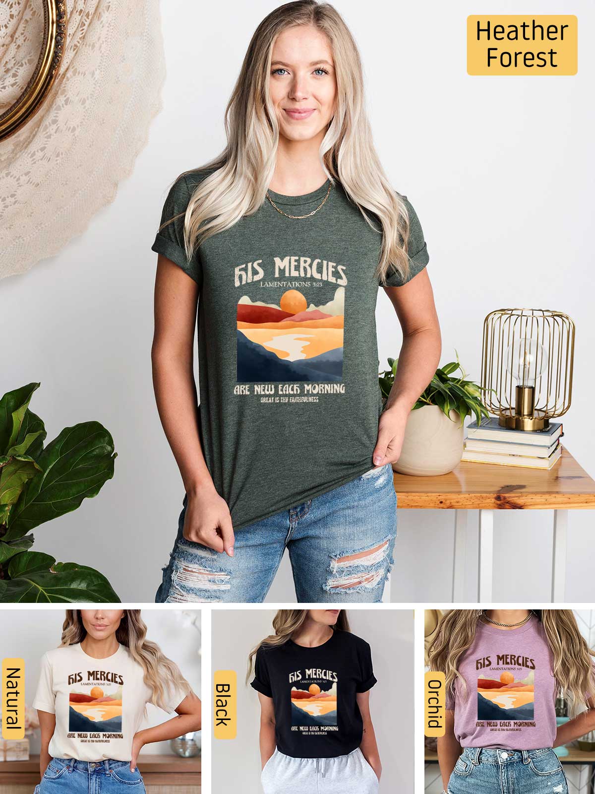 a collage of photos of a woman wearing a tshirt