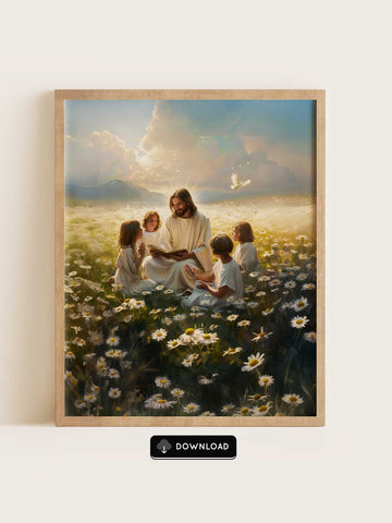 Jesus Teaches – Children Gathered