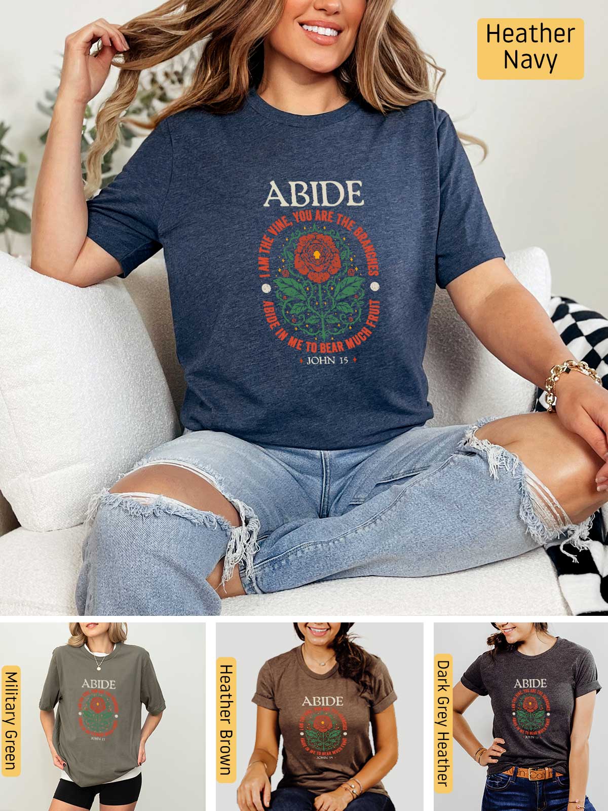 [4]--T-Shirt-(Bella)---Main-4-(H-Navy)