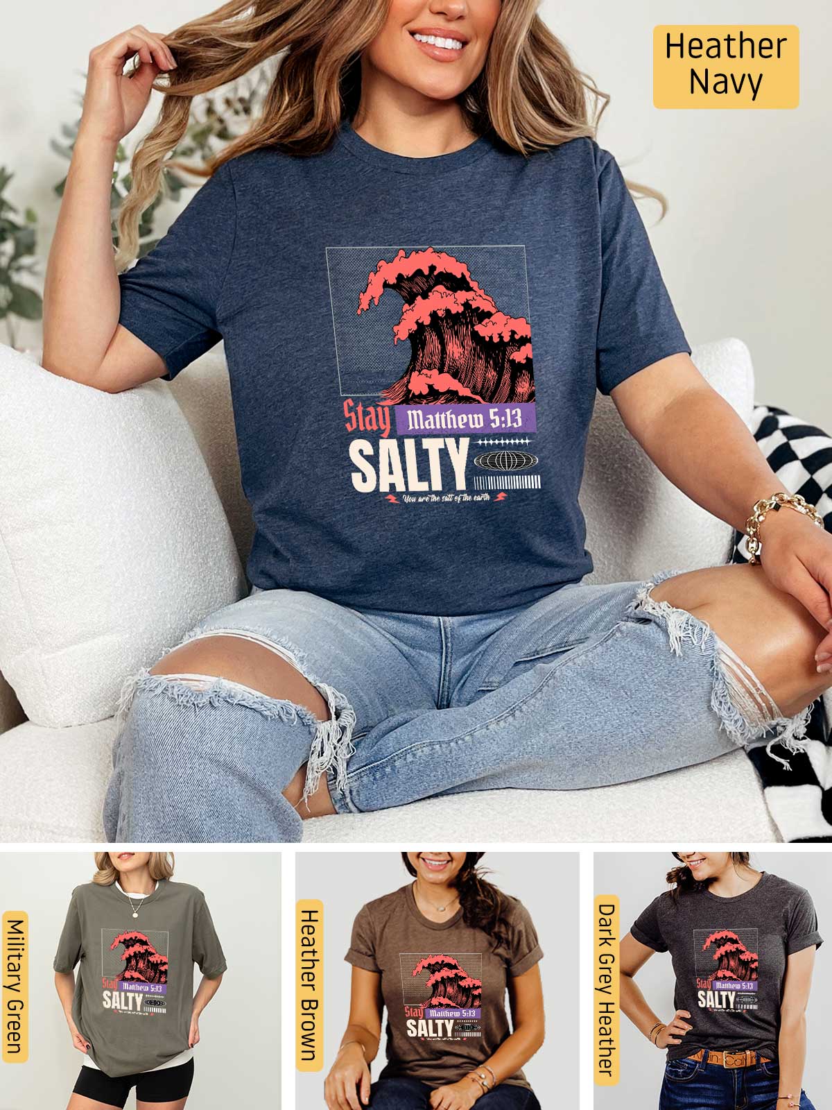 [4]--T-Shirt-(Bella)---Main-4-(H-Navy)