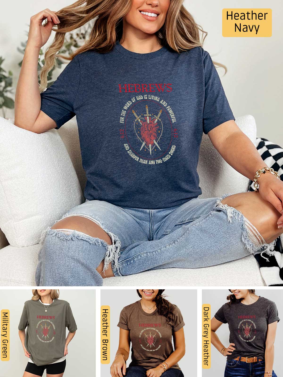 [4]--T-Shirt-(Bella)---Main-4-(H-Navy)