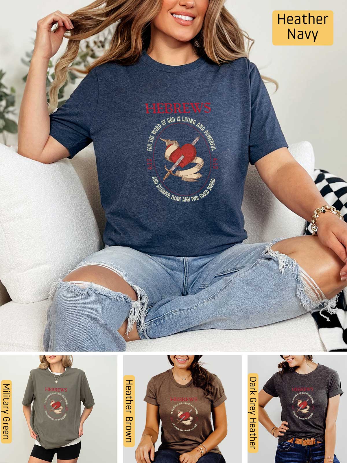 [4]--T-Shirt-(Bella)---Main-4-(H-Navy)