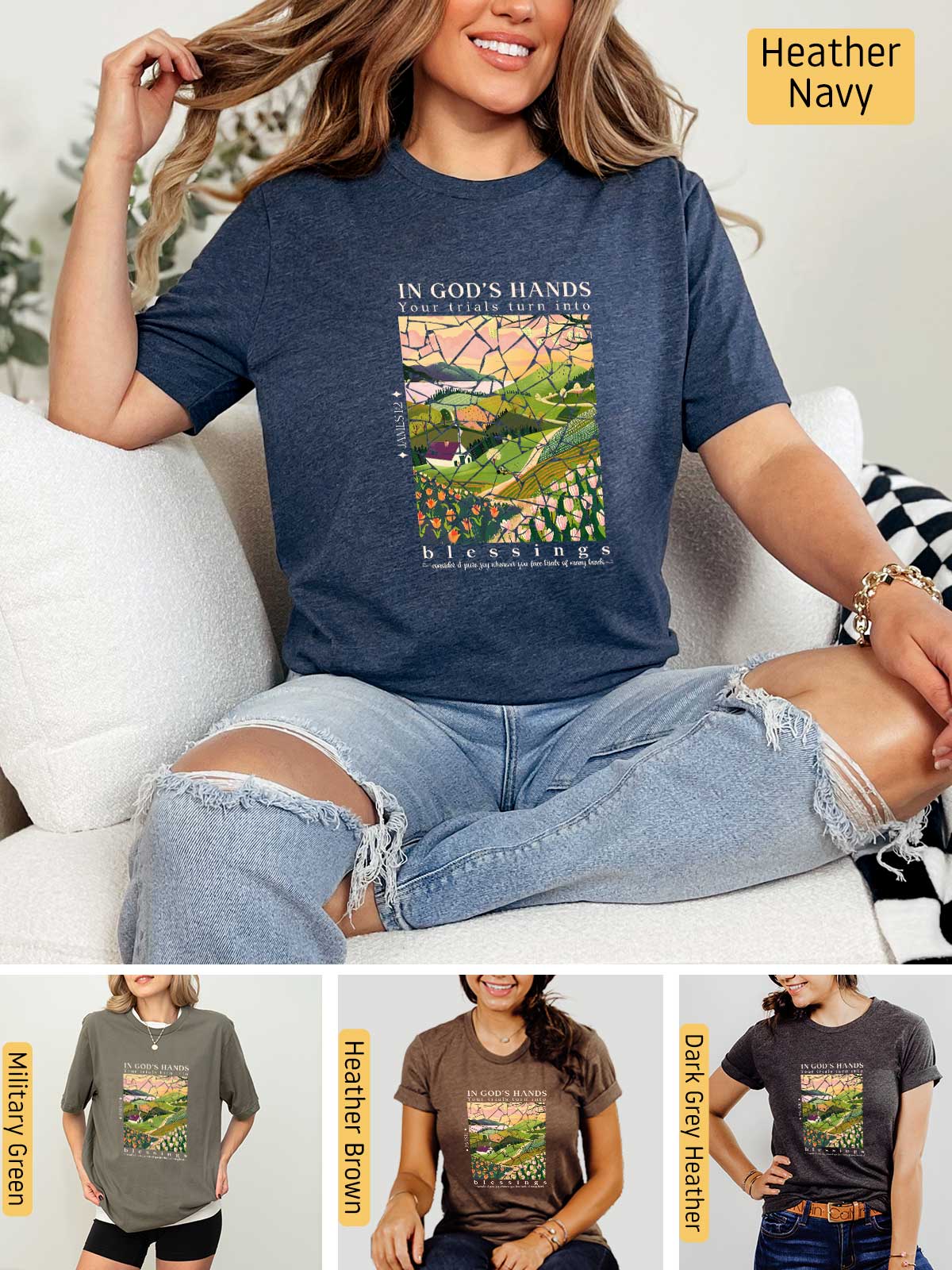 [4]--T-Shirt-(Bella)---Main-4-(H-Navy)