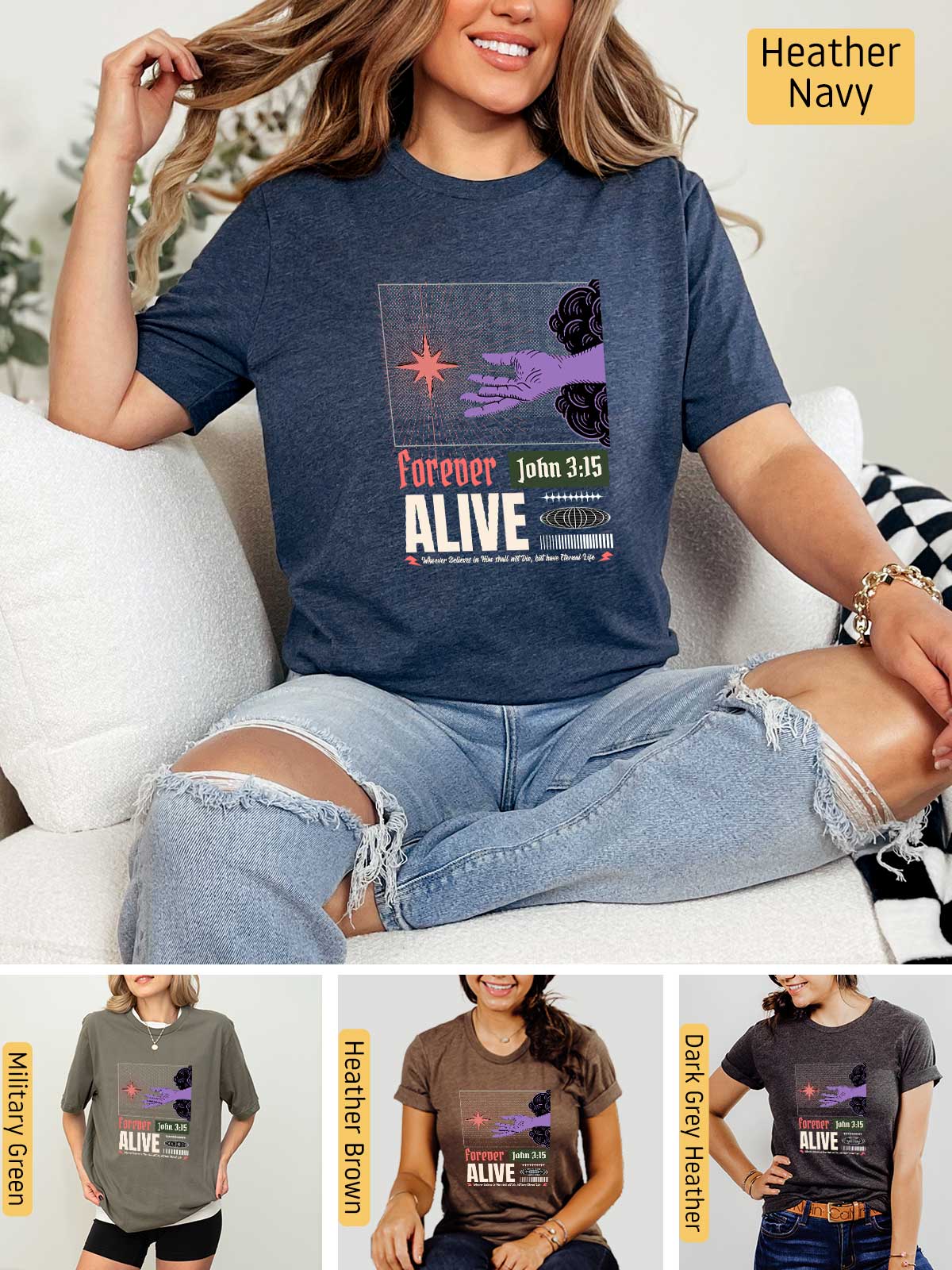 [4]--T-Shirt-(Bella)---Main-4-(H-Navy)
