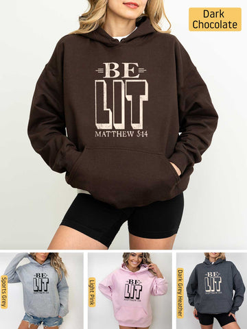 Be the Light - Matthew 5:14 - Medium-heavyweight, Unisex Hoodie