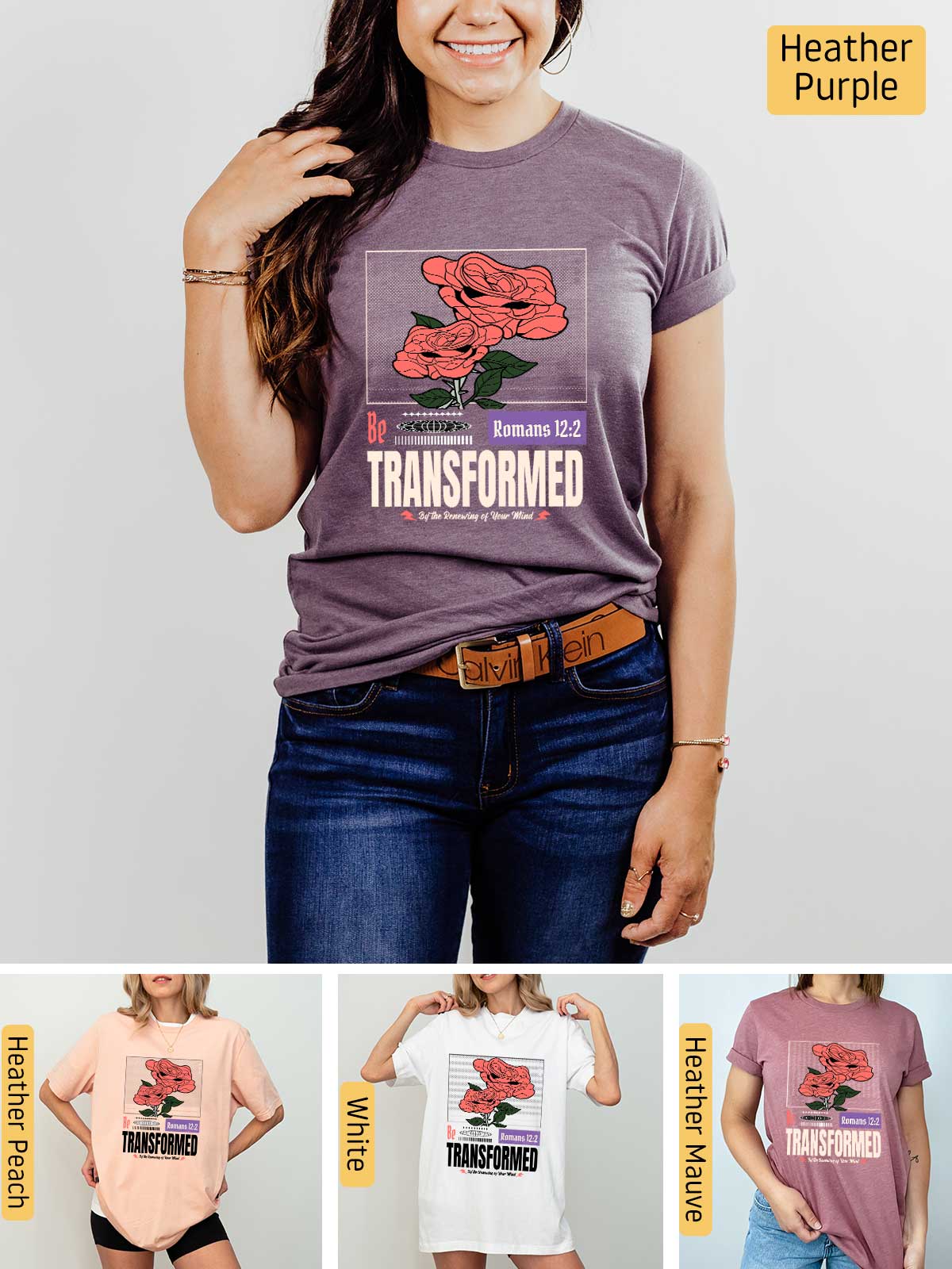 [5]--T-Shirt-(Bella)---Main-5-(H-Purple)