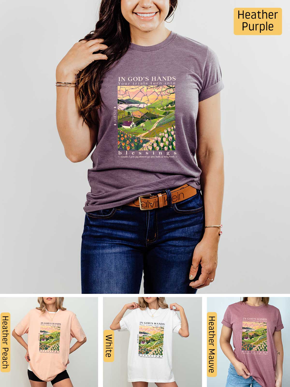 [5]--T-Shirt-(Bella)---Main-5-(H-Purple)