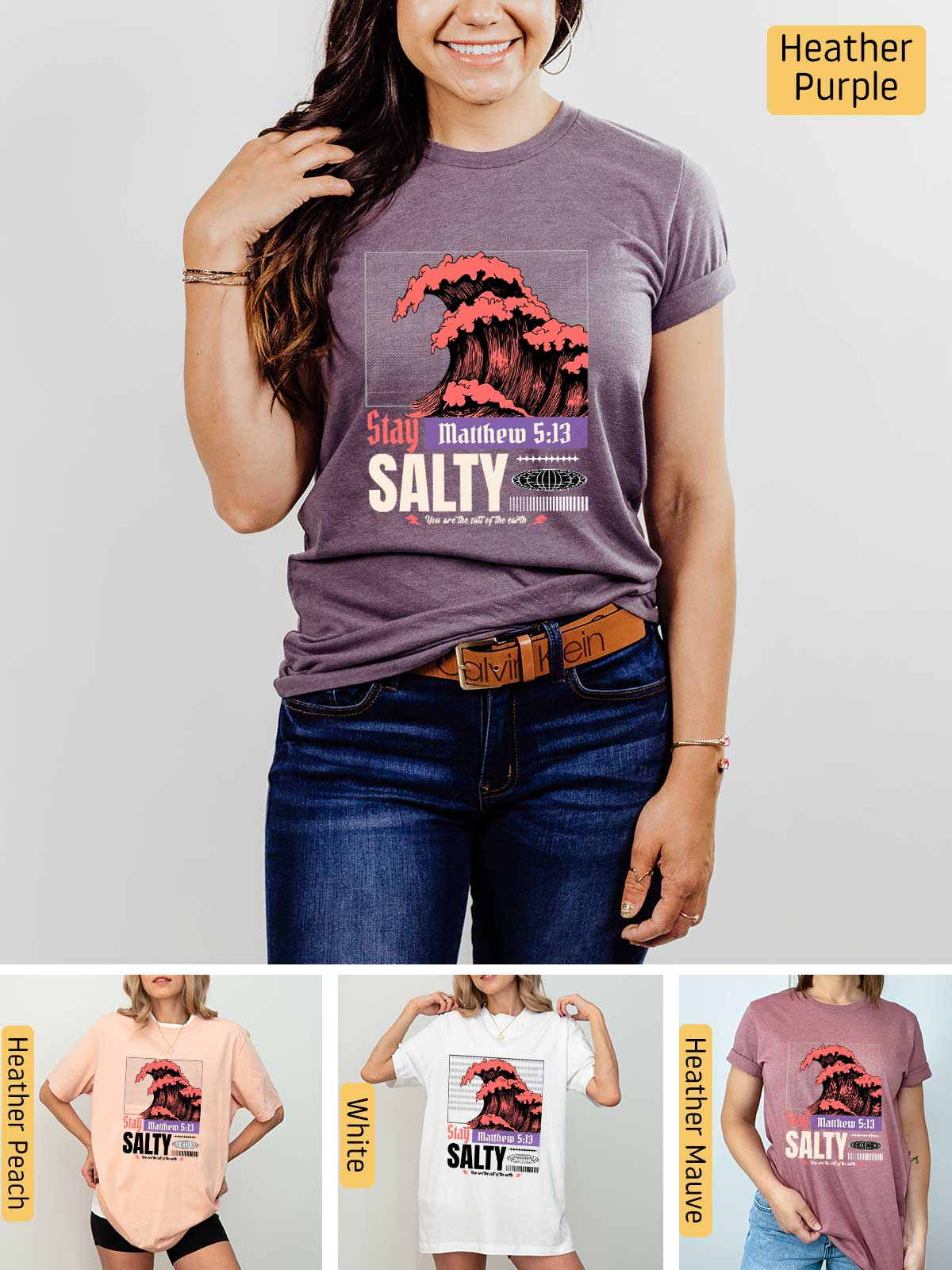 [5]--T-Shirt-(Bella)---Main-5-(H-Purple)