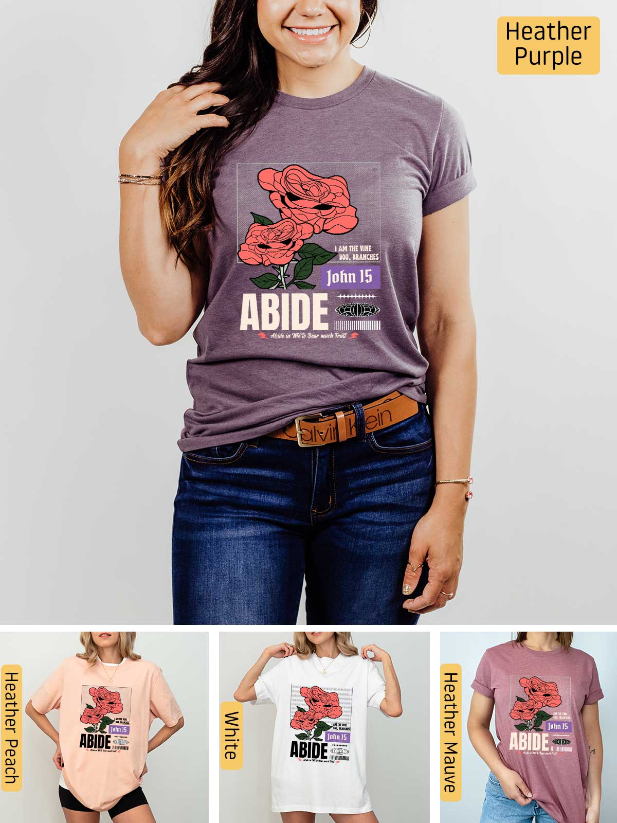 [5]--T-Shirt-(Bella)---Main-5-(H-Purple)