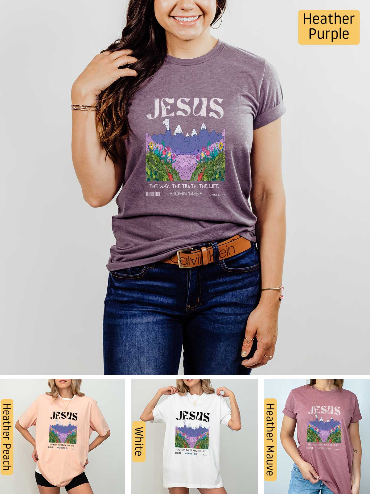 [5]--T-Shirt-(Bella)---Main-5-(H-Purple)