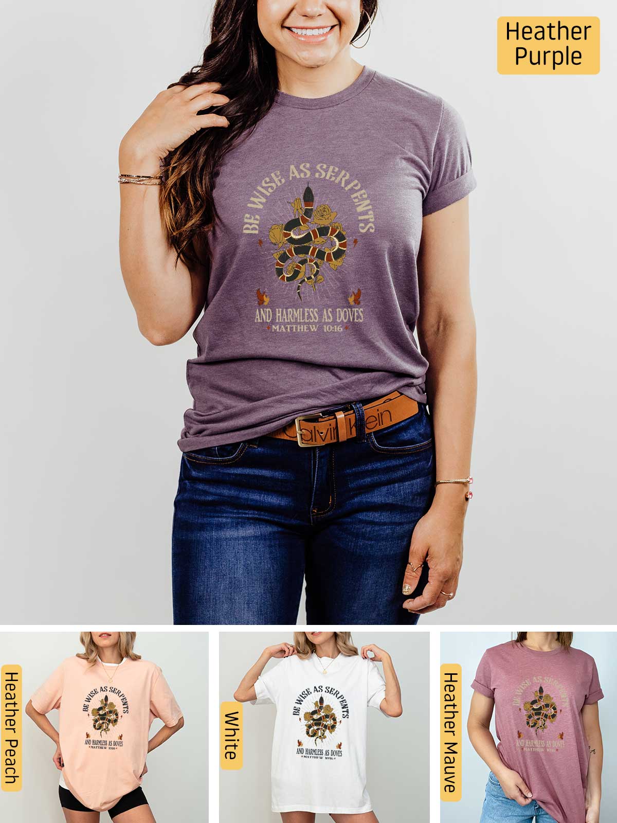[5]--T-Shirt-(Bella)---Main-5-(H-Purple)