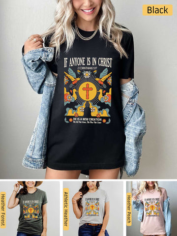 New Creation, All Things Made New - 2 Corinthians 5:17 - Lightweight, Unisex T-Shirt