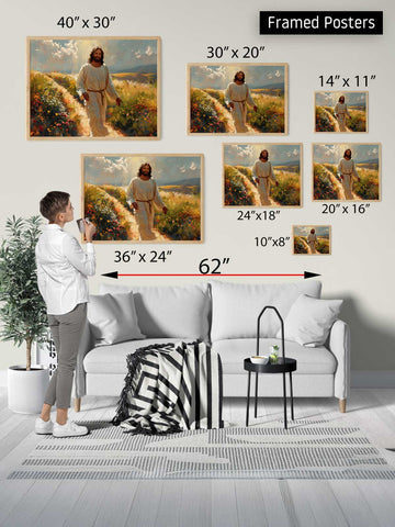 Jesus Walking in Radiance