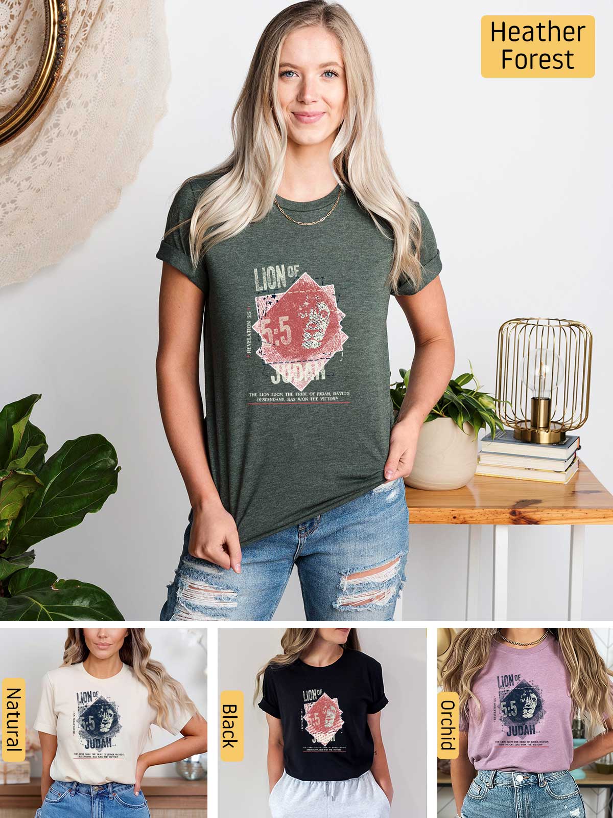 [6]--T-Shirt-(Bella)---Main6-(H-Forest-Green)