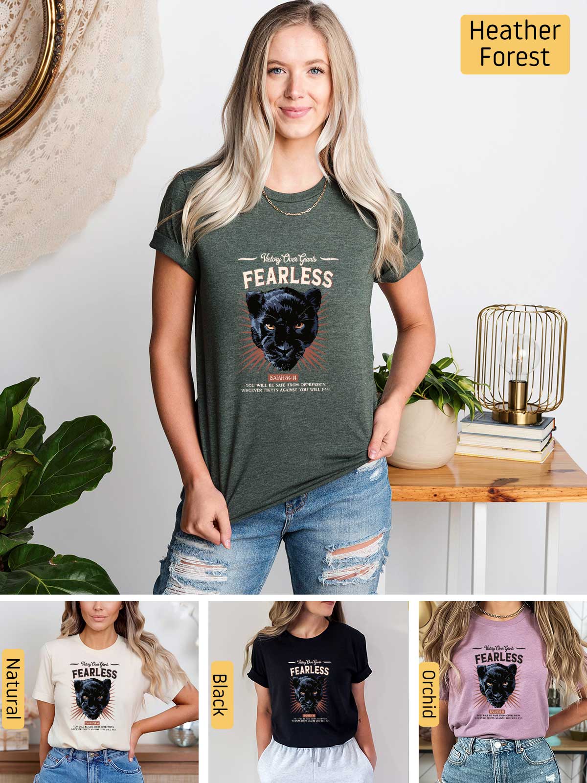 [6]--T-Shirt-(Bella)---Main6-(H-Forest-Green)