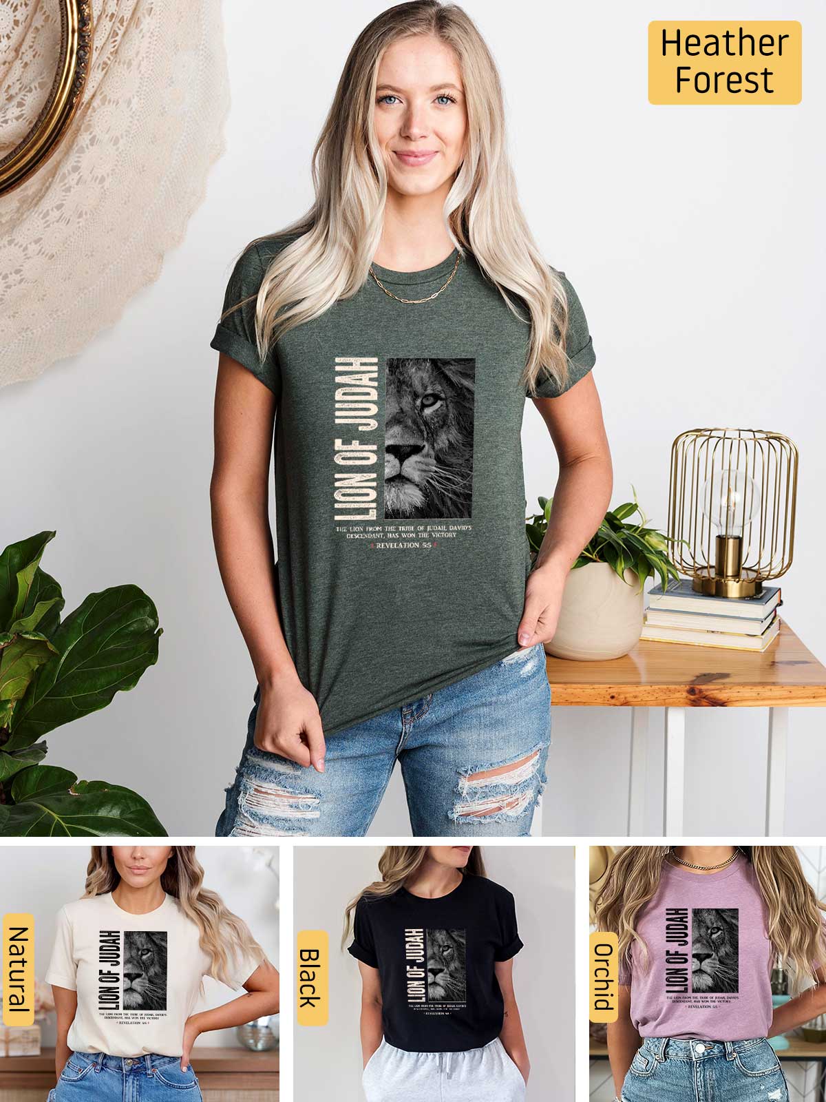 [6]--T-Shirt-(Bella)---Main6-(H-Forest-Green)
