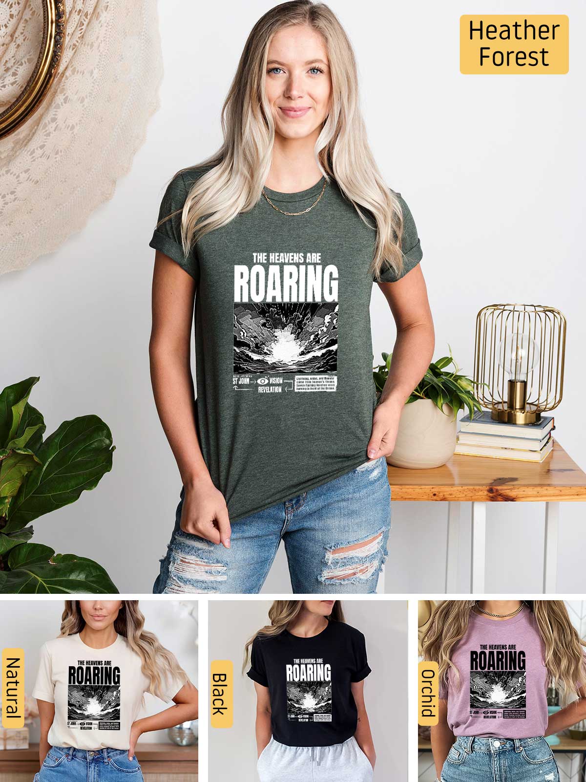 [6]--T-Shirt-(Bella)---Main6-(H-Forest-Green)