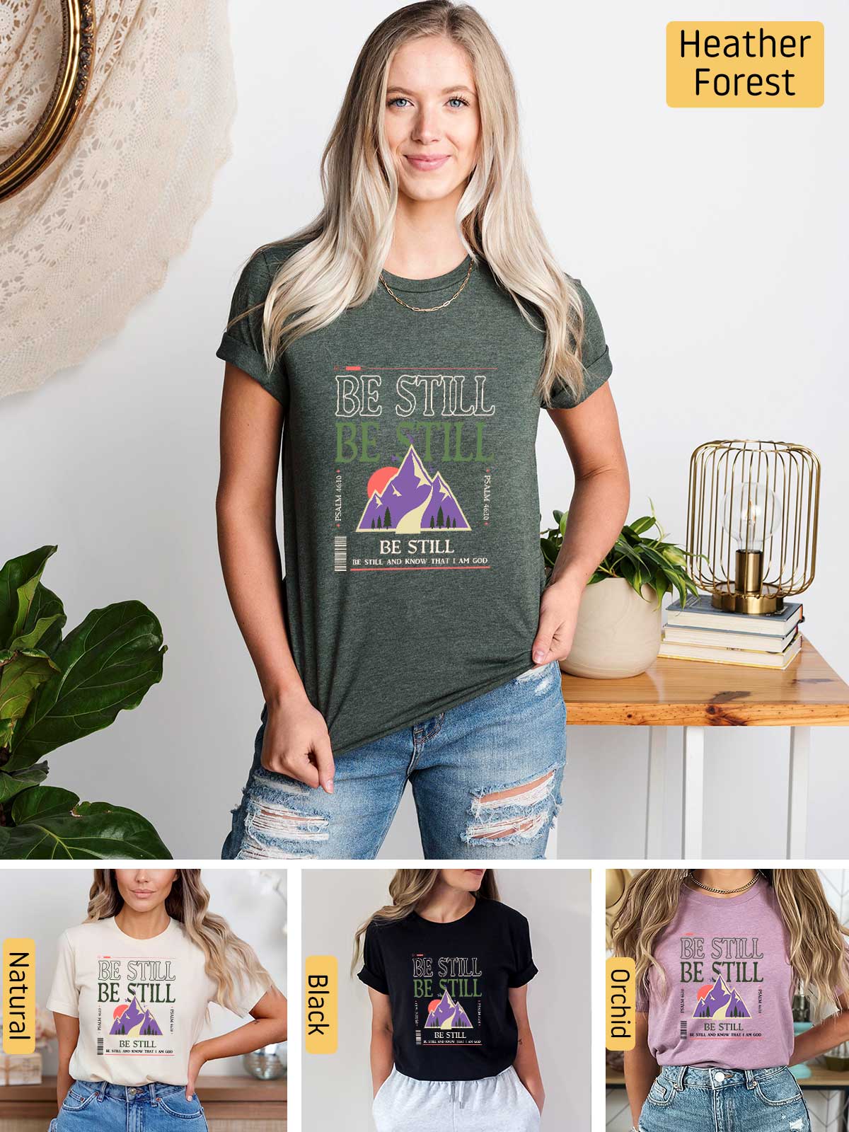 [6]--T-Shirt-(Bella)---Main6-(H-Forest-Green)