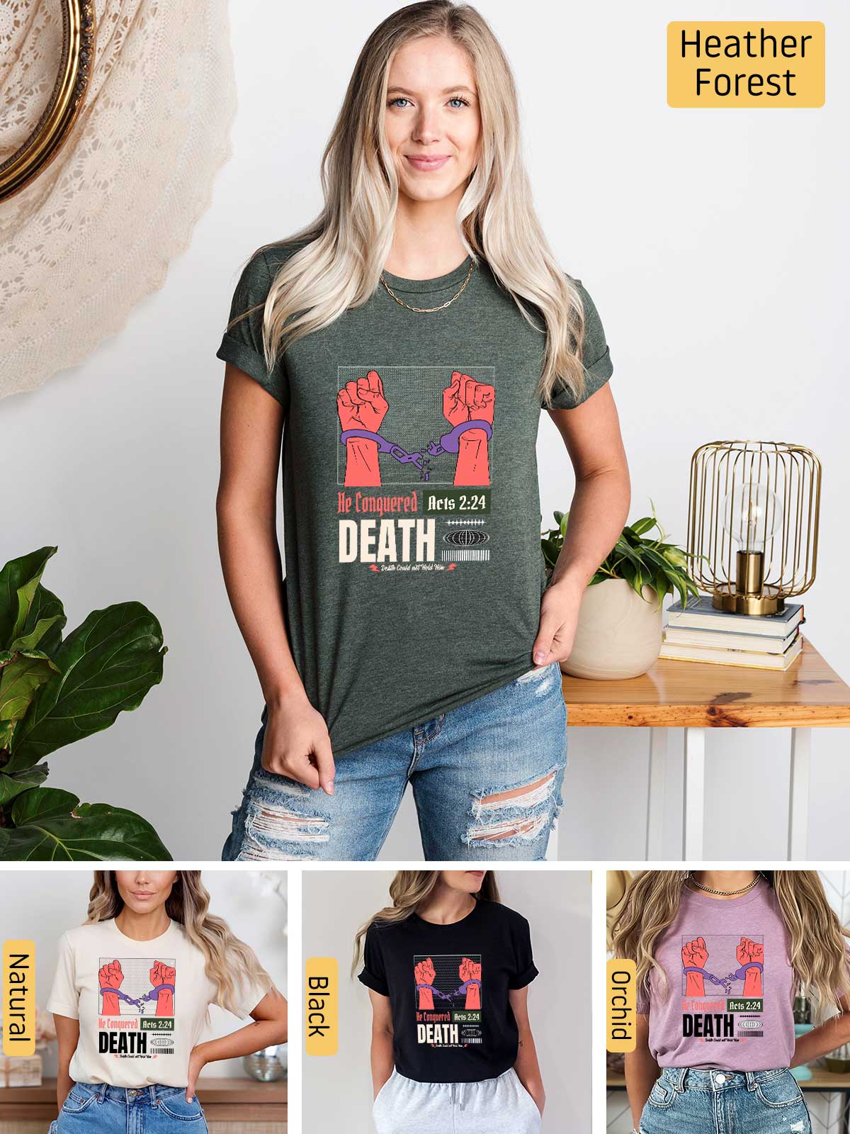 [6]--T-Shirt-(Bella)---Main6-(H-Forest-Green)