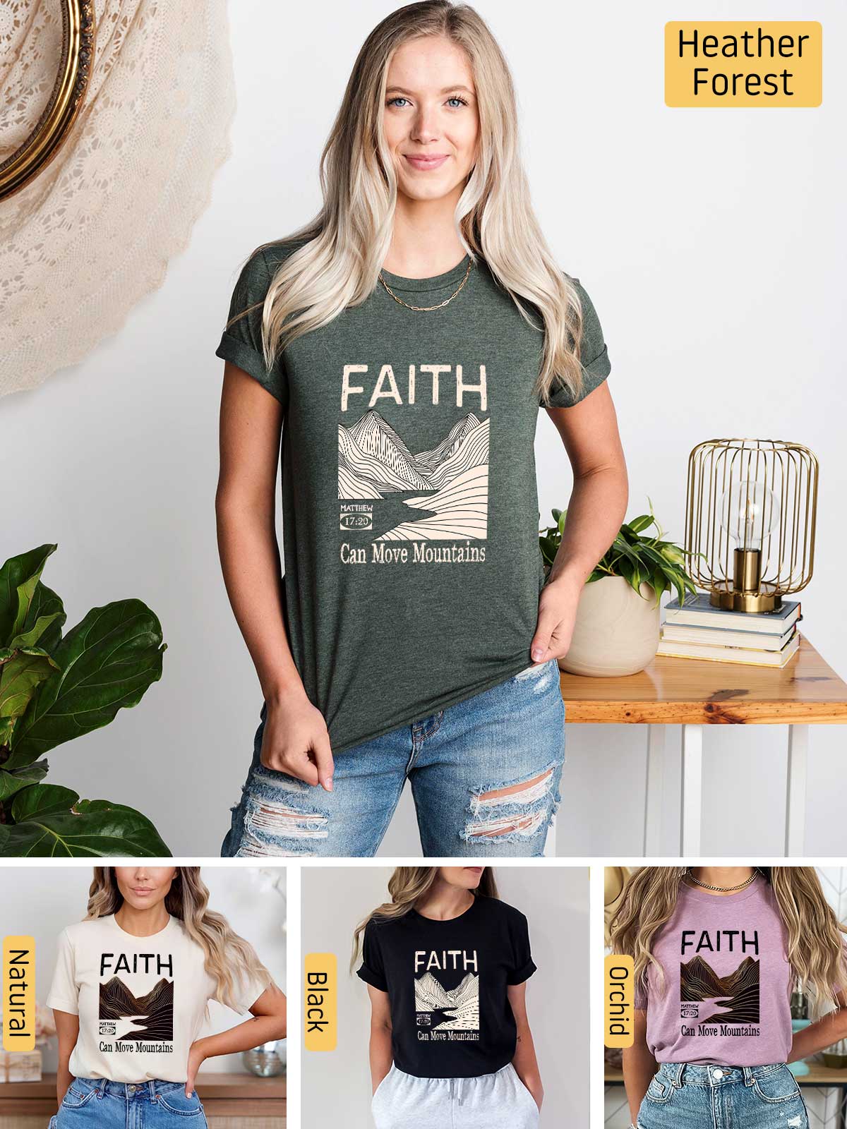 [6]--T-Shirt-(Bella)---Main6-(H-Forest-Green)