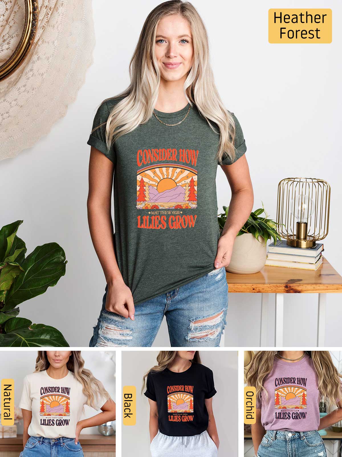 [6]--T-Shirt-(Bella)---Main6-(H-Forest-Green)