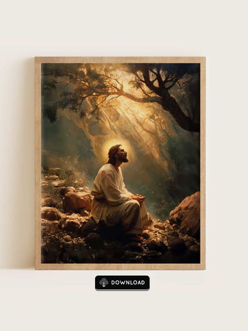 Jesus Praying in Gethsemane