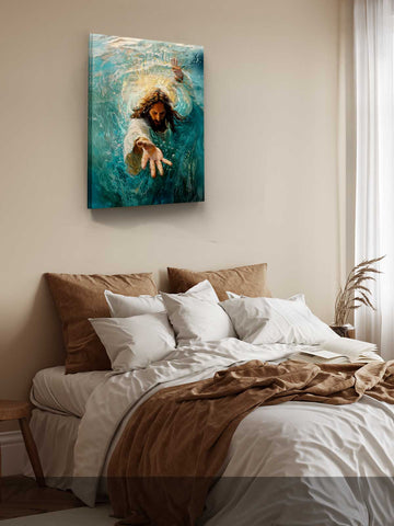 Jesus Reaches Through the Waters – Abide With Me