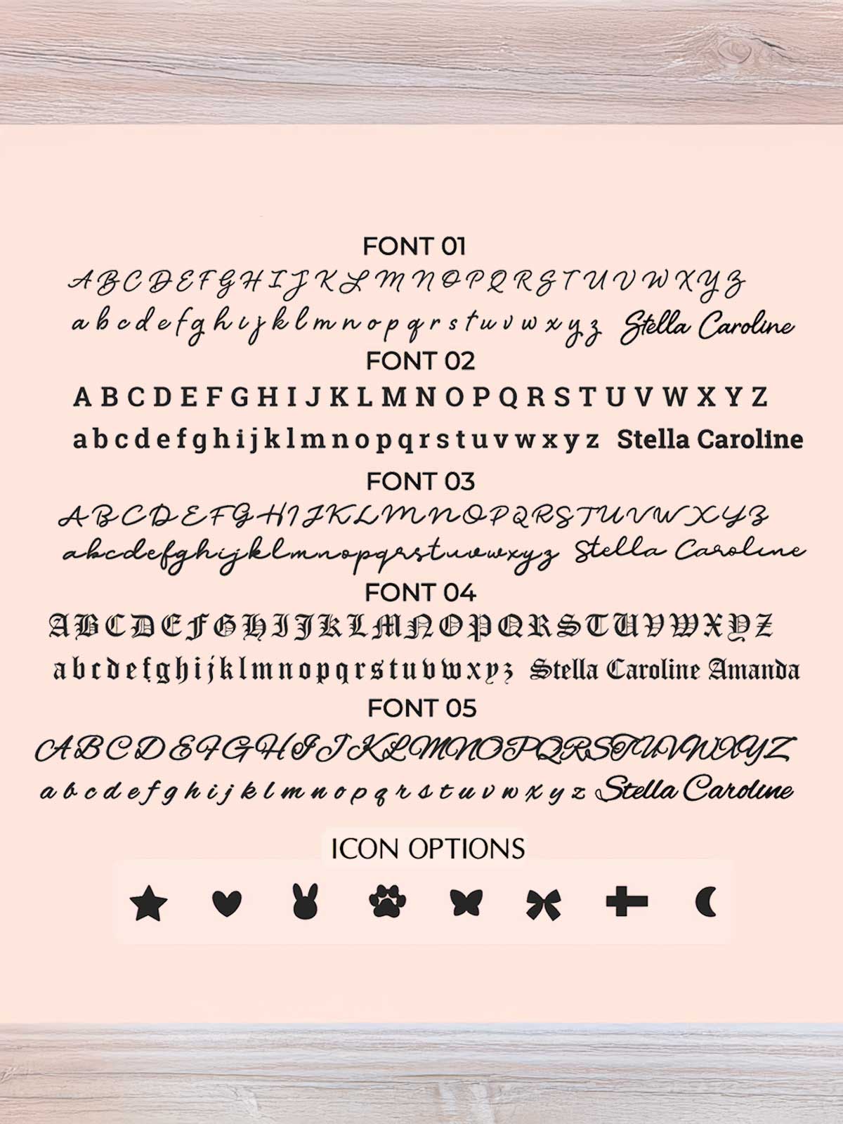 the font and numbers of a handwritten font